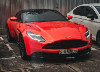 Unique Orange Aston Martin DB11 Supercar Clash in Vietnam
