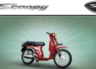 What does the first generation of Honda SH look like?