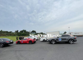 Guinness World Record: Largest Kite in Vietnam. Hoang Kim Khanh showcases a fleet of supercars worth over 350 billion VND in Binh Thuan.