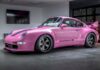 Admire the unique pink Gunther Werks modified Porsche 911 993