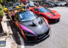 Saigon billionaire parades his fleet of luxury cars, including a unique color Ferrari SF90, to celebrate his wife’s birthday.