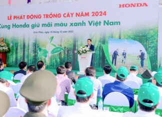 Honda Vietnam Organizes “Keeping the Green of Vietnam with Honda”