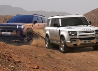 Comparison of Hyundai Santa Fe 2024 and Land Rover Defender 130 design