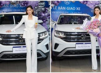 Miss Khanh Van purchases a large-size SUV, the Volkswagen Teramont, for over 2 billion VND