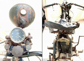 Damaged supermotorcycle still valued