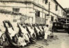 Hanoi residents driving convertibles in 1943