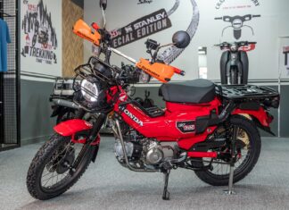 Rare Honda CT125 Stanley: Off-road Style, Exclusive Collectible, Expensive!
