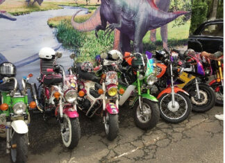 Admire the stunning 60-year-old Vespa collection and beautiful vintage Honda Super Cub in Saigon