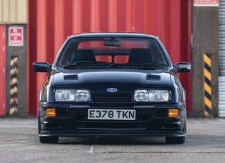 What makes the 1980s Ford Sierra car sold for $714,000, four times higher than expected?