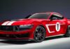 The 2024 Mustang Dark Horse gets a power boost to 850 horsepower with Hennessey Performance upgrade