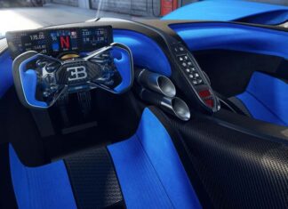 Bugatti unveils interior of “race track supercar” Bolide with 1,577 horsepower