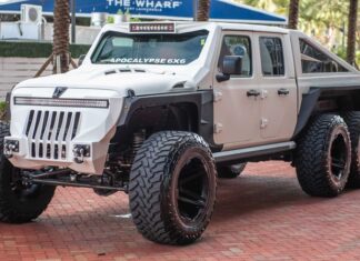 Jeep Gladiator “transforms” into a “6-legged monster” under the hands of the Apocalypse tuning company
