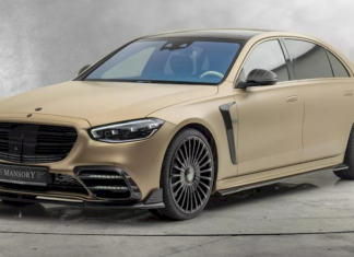 Admire the Mercedes-Benz S 580 Mansory Edition with eye-catching Kalahari Gold exterior color