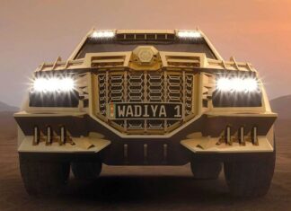 Gold-plated Armored SUV in the movie The Dictator costs over 24 billion VND