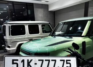 Billionaire from Binh Duong buys 2 Land Rover Defender 75th Limited Edition and registers them with license plate 51K-777.75.