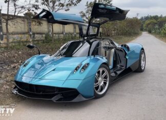 Young Quang Ninh Team completes stunning self-made Pagani Huayra masterpiece from 30-year-old car