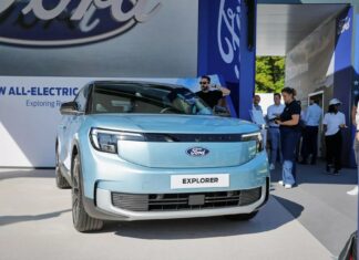 Real-life Ford Explorer EV picture with revolutionary design