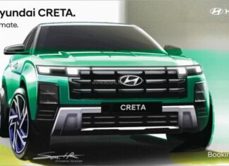 Official rendering of the 2024 Hyundai Creta Facelift revealed