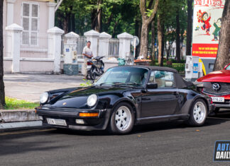 Admire the only 30-year-old Porsche 930 Turbo Cabriolet in Vietnam