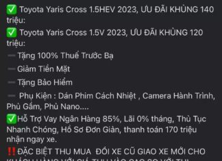 Get up to 140 million discount on the 2023 Toyota Yaris Cross