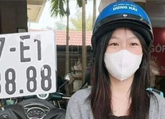 Nghệ An: Female Student Wins “Quintuplet 8” License Plate for Newly Purchased Vision Scooter