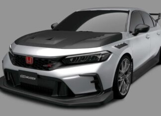 “Transformed by ‘Qua tay’ Mugen, the Honda Civic Type R becomes more aggressive and sporty”