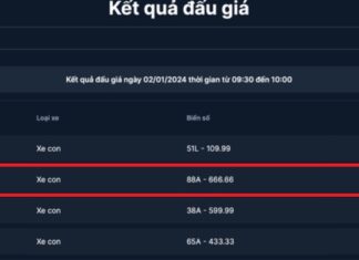 Rare license plate 88A-666.66 from Vinh Phuc province hits nearly 30 billion VND in price.