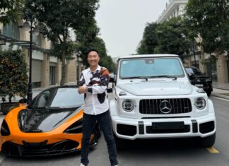 The purchase of a cool McLaren 720S supercar by Huấn Hoa Hồng for nearly 15 billion dong