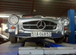 The Exceptional and Matchless Vintage Mercedes in Vietnam
