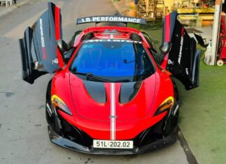 Personalized License Plate for McLaren 650S Spider – Vietnamese millionaire switches to auctioned plates
