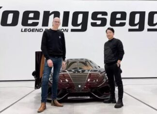 Billionaire Hoang Kim Khanh Experiences the Supercar Koenigsegg Regera on a Swedish Runway