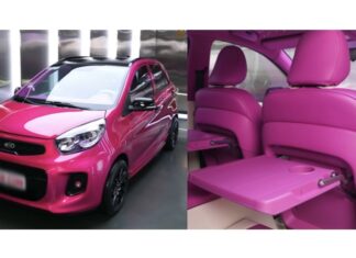 The innovative and distinctive flair of a female businesswoman from Vung Tau powering a Kia Morning.