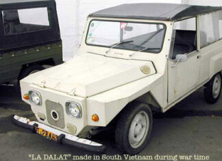 When did the first domestically produced car model in Vietnam come into existence?