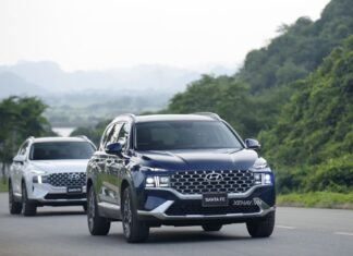 Hyundai lowers prices for Tucson and Santa Fe in Vietnam, saving almost 200 million dong.