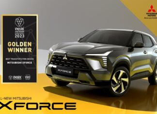 Mitsubishi XForce crowned gold in vehicle design at Vietnam Design Awards VMARK 2023