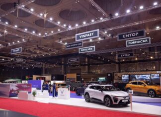 VinFast presents 4 high-end electric car models at the 2023 Qatar Geneva International Motor Show.