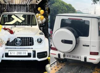 Binh Duong Pork Tycoon Acquires Mercedes-AMG G63, Secures 61K-288.88 License Plate with VND 745 million Winning Bid