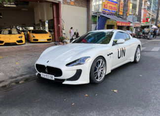 The Maserati GranTurismo is still a popular choice for Mr. Dang Le Nguyen Vu, despite its availability.