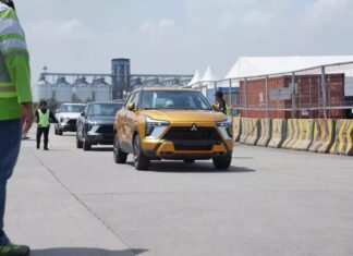 First-ever Mitsubishi Xforce batch exported to Vietnam, ready to be delivered to customers.