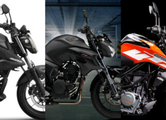 Deciding on the Suzuki Gixxer 250, Yamaha FZ-25, or KTM 250 Duke?