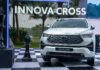The all-new Toyota Innova Cross up-close in Vietnam