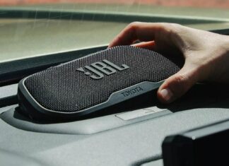 Portable Entertainment: Enjoy the freedom with a detachable car speaker, just like the 2024 Toyota Tacoma.