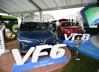 Electric and Hybrid Car Exhibition Unveiling an Impressive Fleet in Vietnam
