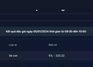 Rich mogul spends a fortune on 51L-222.22 license plate, paying 5.36 billion dong