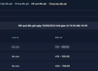 License Plate 47A-599.99 Price Cut by 50% in 3rd Auction, Now Just 625 Million VND, No Deposit Needed