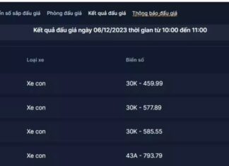 Revamp of automobile license plate auction results in more than 21 billion dongs bid on multiple attractive plates within 24 hours.