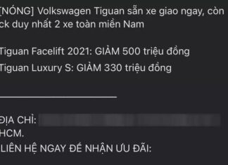 Volkswagen Tiguan in Vietnam receives up to 500 million VND discount during Tet holiday