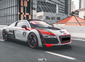 Stunning Makeover for Vietnam’s Sole Manual Transmission Audi R8 V8