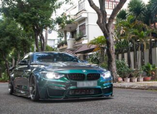 Experience the Awesomeness of the Tuned M4-inspired BMW 428i Coupe in Saigon