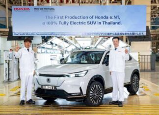 Honda e:N1 EV – Production Begins for Electric Version of HR-V in Thailand